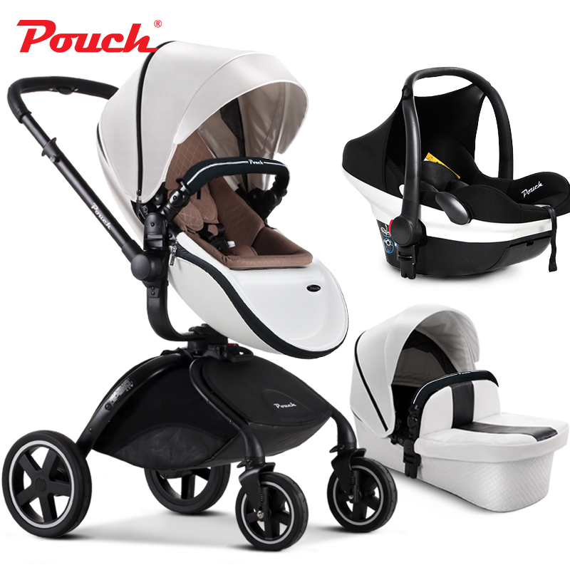 Pouch baby strollers 3 in 1 baby car 